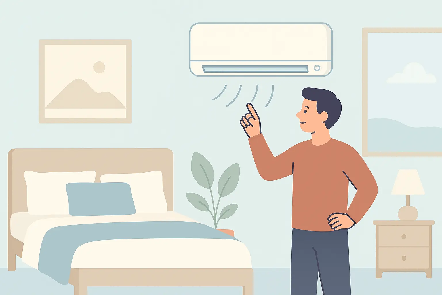Read more about the article Air Conditioning for Bedrooms: A Comfort Guide