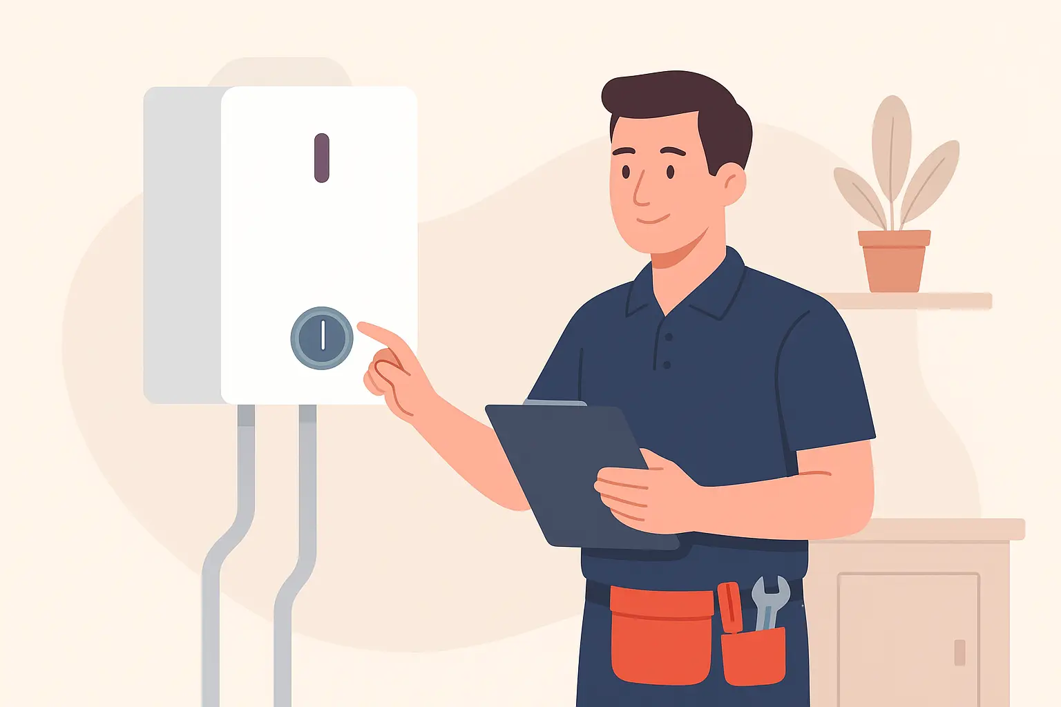 Boiler fault in Derby home